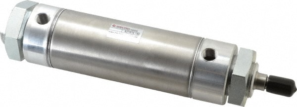 Norgren RP200X3.000-DAD Double Acting Rodless Air Cylinder: 2" Bore, 3" Stroke, 250 psi Max, 1/4 NPTF Port, Double End Mount Image