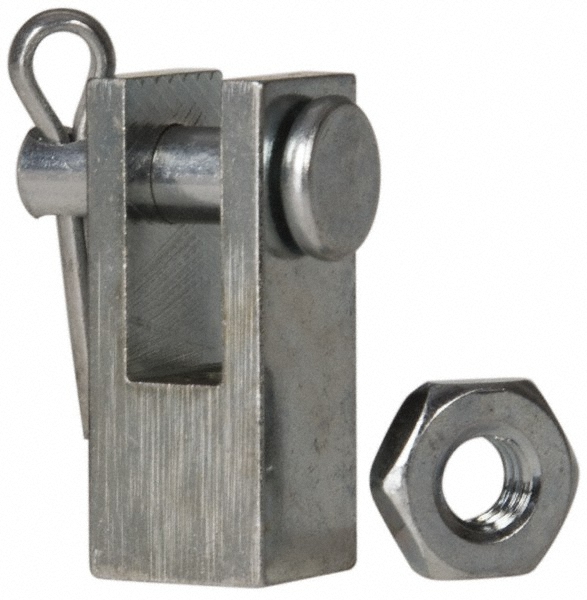 Air Cylinder Piston Rod Clevis: Use with Norgren Nonrepairable Air Cylinders