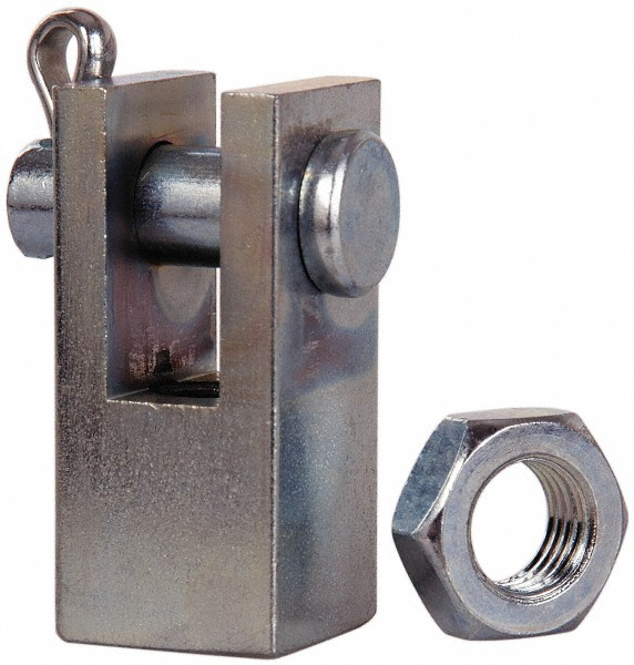 Air Cylinder Piston Rod Clevis: Use with Norgren Nonrepairable Air Cylinders