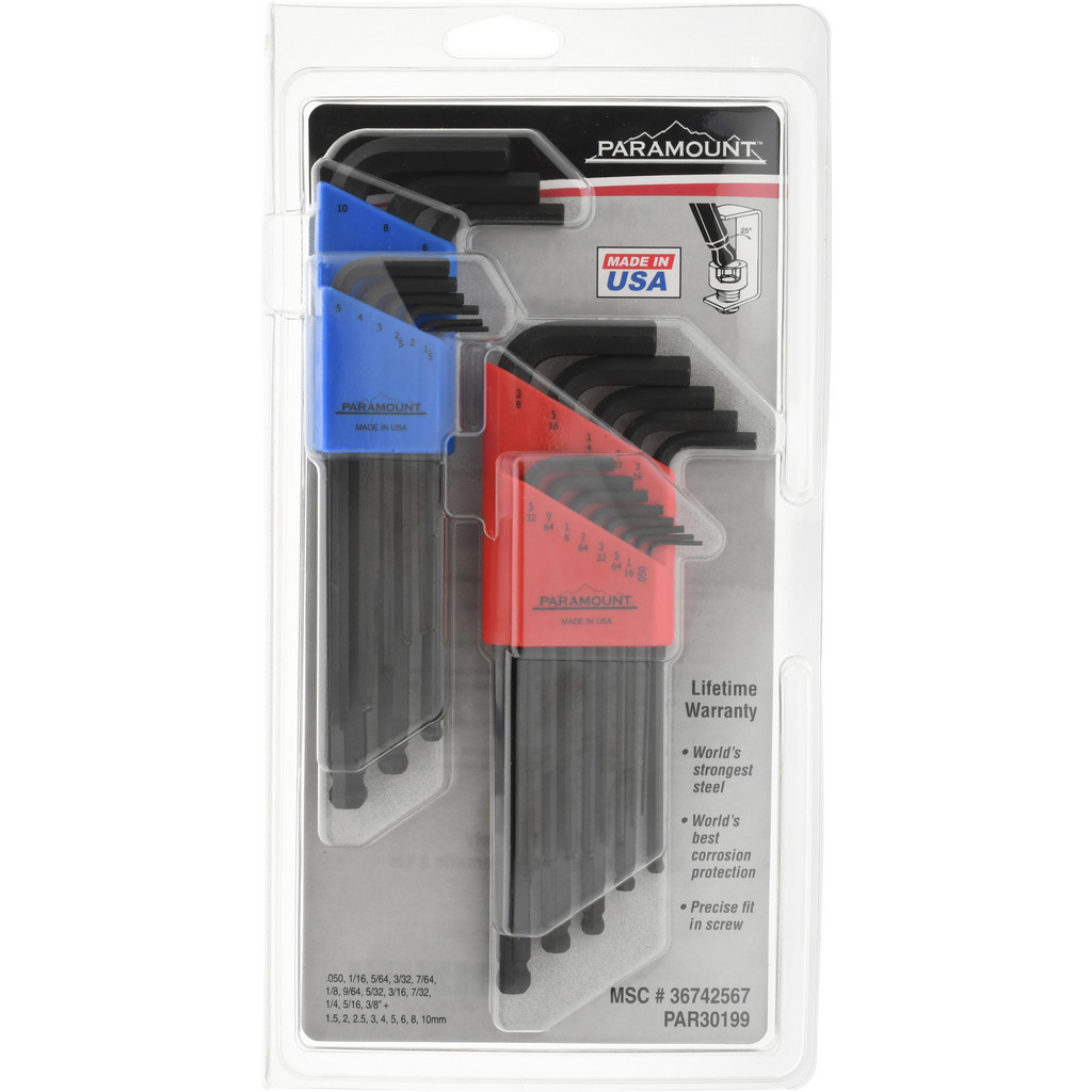 EKLIND, 1 Ball Ends, 5 mm Tip Size, Hex Key - 4RB96|64850 - Grainger