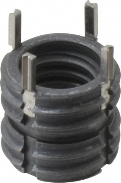 Recoil 73067L Thread Locking Insert: 3/8-16 Internal Thread, 9/16-12 External Thread, UNC, 1/2" OAL, Heavy-Duty Keylocking 