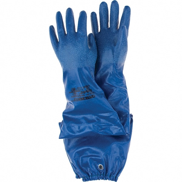 Chemical Resistant Gloves: 15 mil Thick, Nitrile