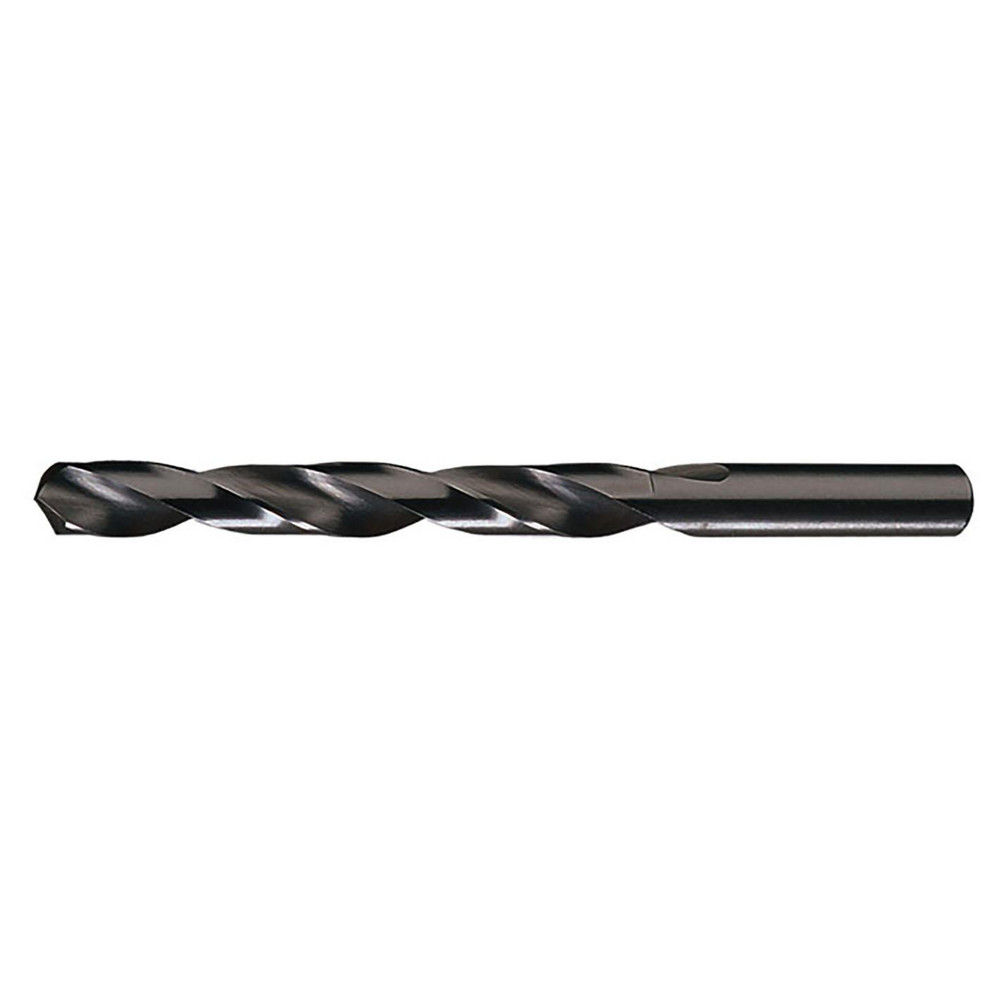 Jobber Length Drill Bit: 9.90 mm (0.3898) Dia, 118 deg, HSS - Oxide Finish, 133.00 mm OAL, Right Hand Cut, Regular Spiral Flute, Straight Shank, Series 150