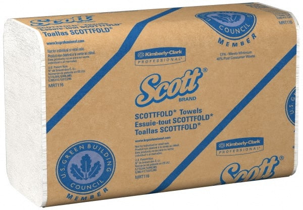 Scott 1960 Pack of 1-Ply White Multi-Fold Paper Towels  4375 Sheets per Pack 