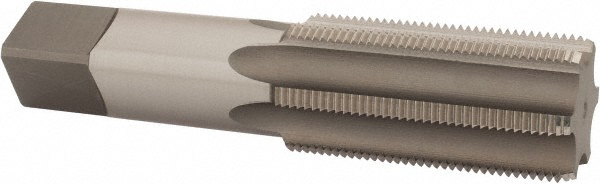 Kennametal 4129916 1-1/2 - 12 Bottoming RH 3B H4 Bright High Speed Steel 6-Flute Straight Flute Hand Tap Image