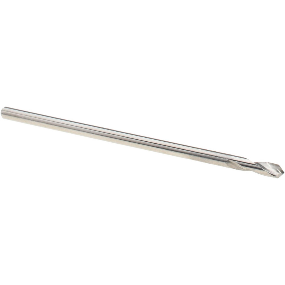 Spotting Drill: 2 mm Dia, 90 ° Point, 40 mm OAL, High Speed Steel