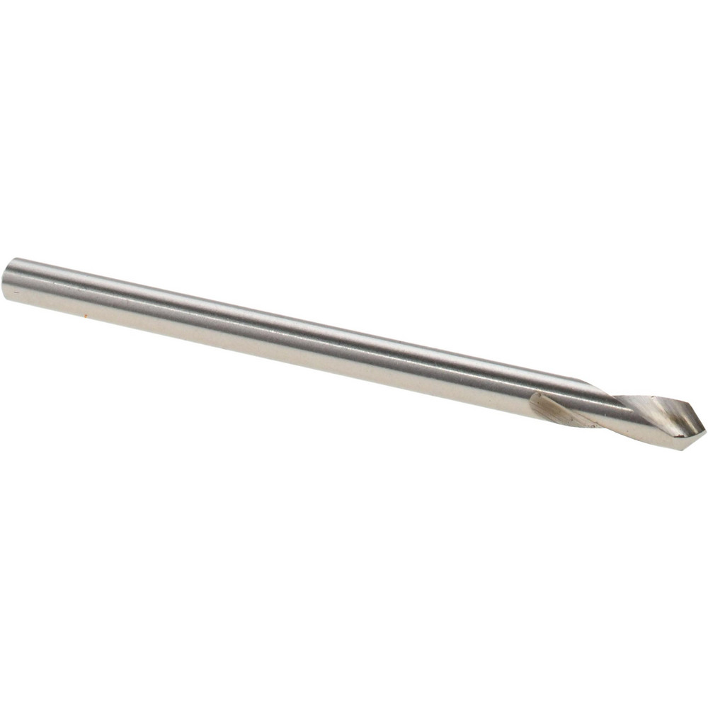 Spotting Drill: 3 mm Dia, 90 ° Point, 50 mm OAL, High Speed Steel
