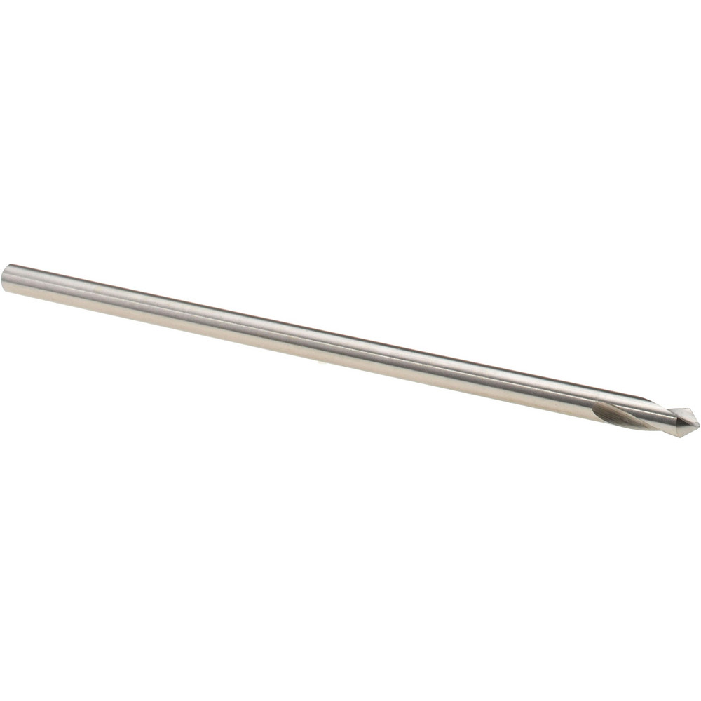 Spotting Drill: 4 mm Dia, 90 ° Point, 100 mm OAL, High Speed Steel