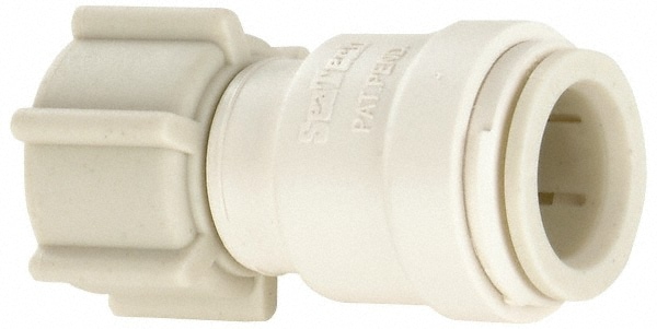 Push-To-Connect Tube Fitting: Connector, 3/4" Thread, 3/4" OD