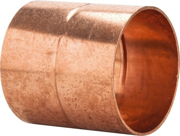 Mueller Industries W 10107 Wrot Copper Pipe Coupling: 4" Fitting, C x C, Solder Joint 
