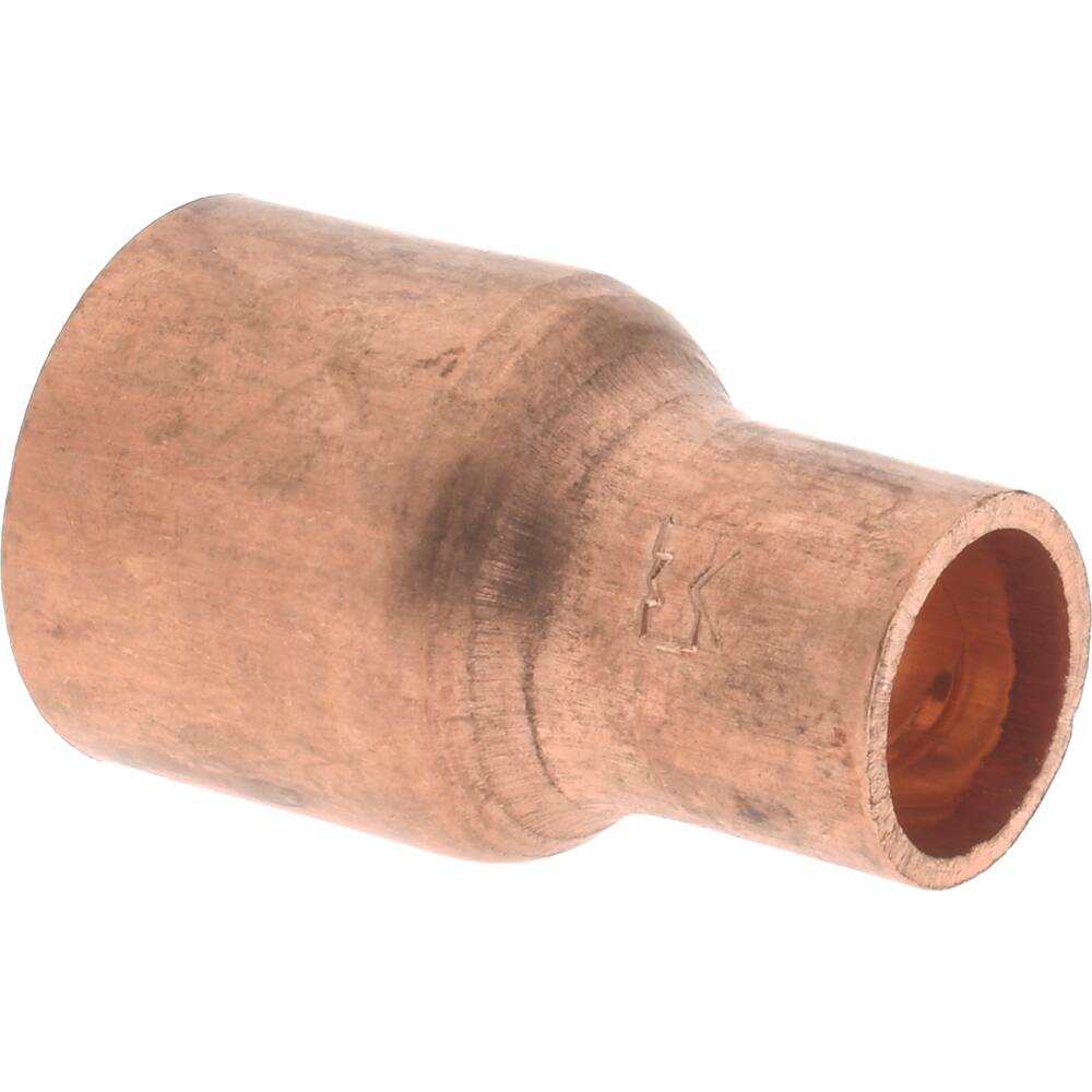 Mueller Streamline 1/2 In Reducing Copper Coupling with Stop W 61025 x 1/4 In 