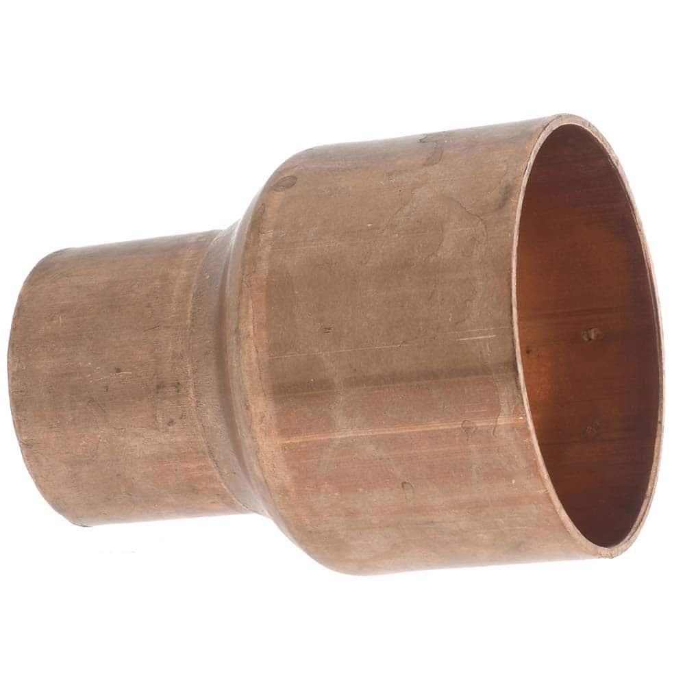 Mueller Industries W 01074 Wrot Copper Pipe Reducer: 2" x 1-1/4" Fitting, C x C, Solder Joint 