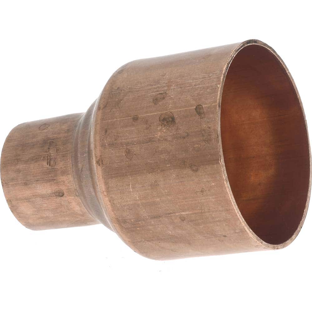 Mueller Industries W 01075 Wrot Copper Pipe Reducer: 2" x 1" Fitting, C x C, Solder Joint 