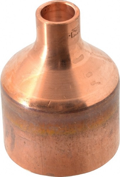 Mueller Industries W 01079 Wrot Copper Pipe Reducer: 2" x 1/2" Fitting, C x C, Solder Joint 