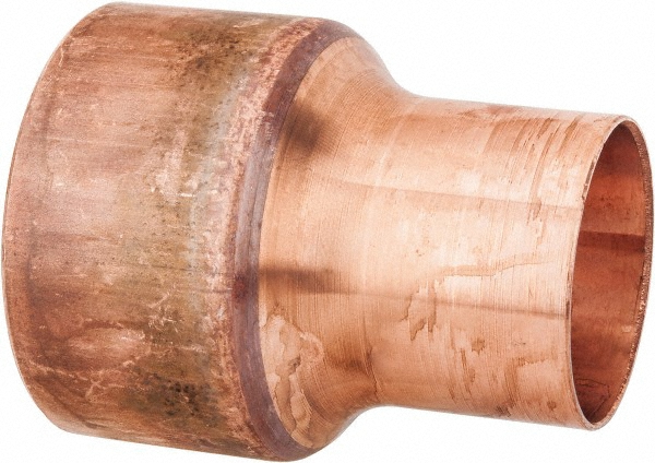 thumbnail image 2 of 3/4 X 1/2 Inch Copper Pipe Reducer Coupling C X C – Plumbing Fitting, Unbranded 2 of 3