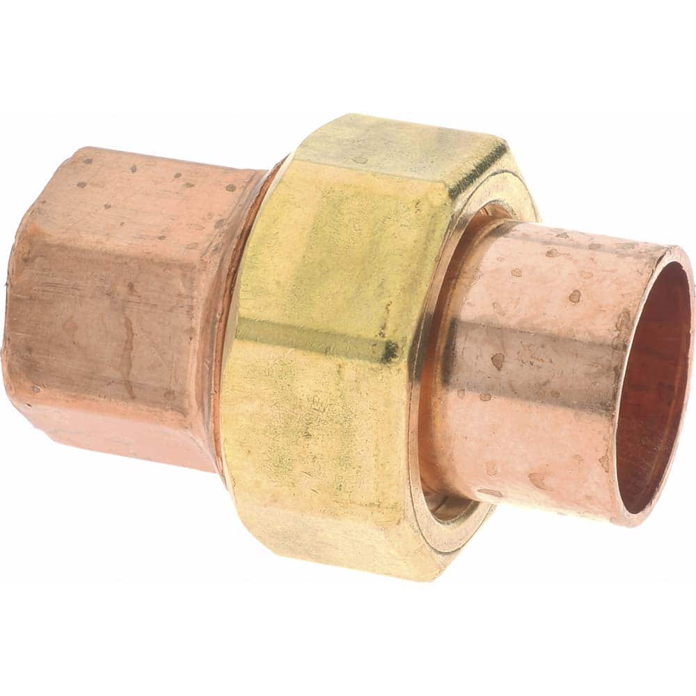 Mueller Industries - Wrot Copper Pipe Union: 3/4″ Fitting, C x C, Solder  Joint - 36890176 - MSC Industrial Supply