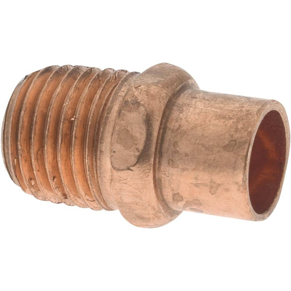 Mueller Industries - Wrot Copper Pipe Adapter: 1/4" Fitting, C X M ...