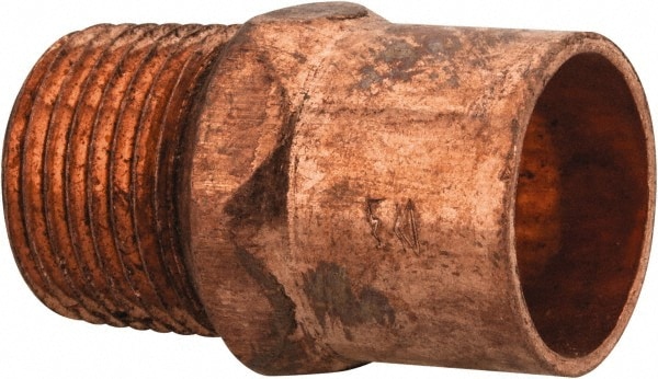 Wrot Copper Pipe Adapter: 1/2