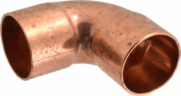 Mueller Industries W02355 1-5/8" LR 90 Degree Street Ell Sweat Fitting - WE-503L Copper Fitting