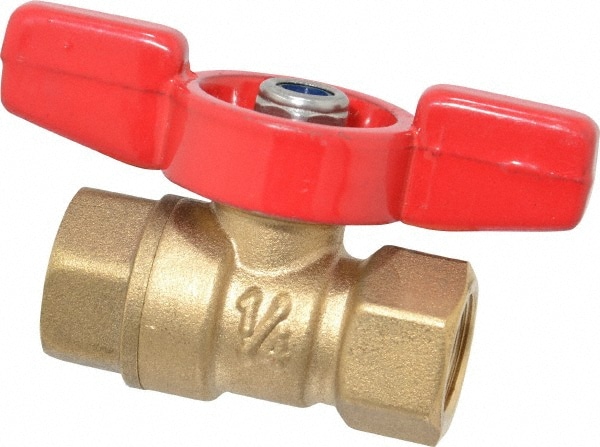 Miniature Manual Ball Valve: 1/4" Pipe