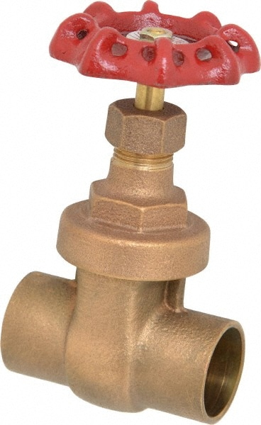 Legend Valve 104-665 Gate Valve: Non-Rising Stem, 1" Pipe, Soldered, Bronze Image