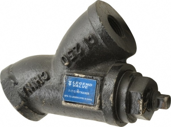 Legend Valve 105-522 3/8" Pipe, FNPT Ends, Cast Iron Y-Strainer Image