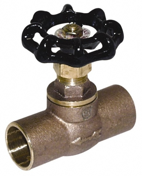 1/2" Pipe, 125 psi WOG Rating, Lead Free Brass, Stop Valve