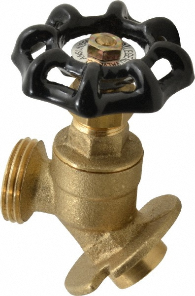 1/2" Pipe, Brass Sillcock