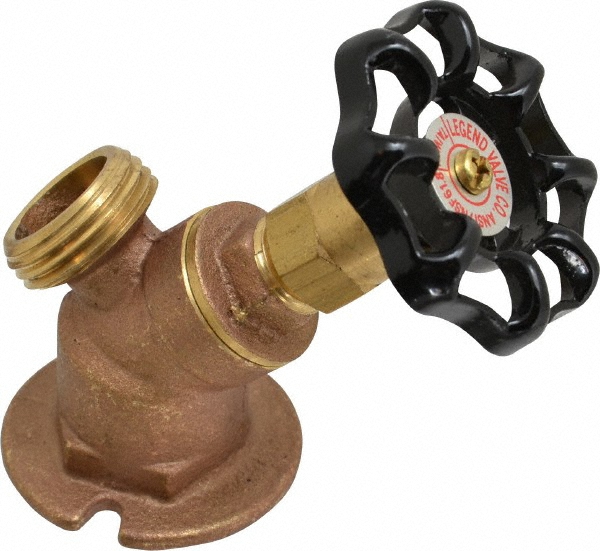 Legend Valve 3/4" Pipe, Brass Sillcock with Lockshield MSC