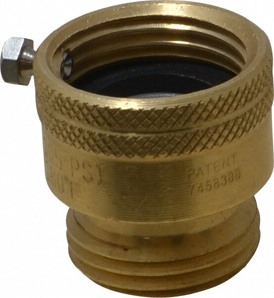 3/4" Pipe, 125 Max psi, Brass, Hose Type Vacuum Breaker Valve