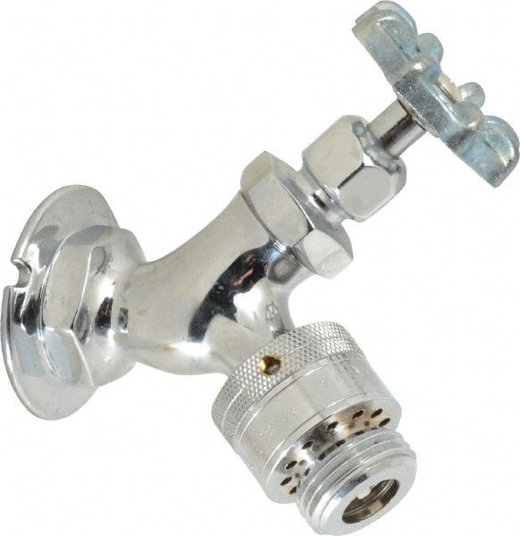 3/4" Pipe, Chrome Plated Brass Sillcock with Vacuum Breaker