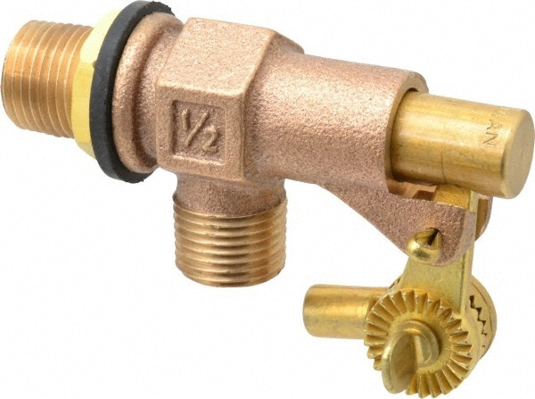 1/2" Pipe, Bronze, Mechanical Float Valve