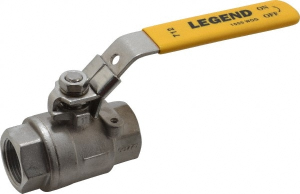 Legend Valve 113-145 Standard Manual Ball Valve: 1" Pipe, Full Port 