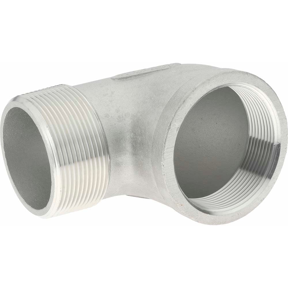 Merit Brass K403-32 Pipe 90 ° Street Elbow: 2" Fitting, 304 Stainless Steel Image