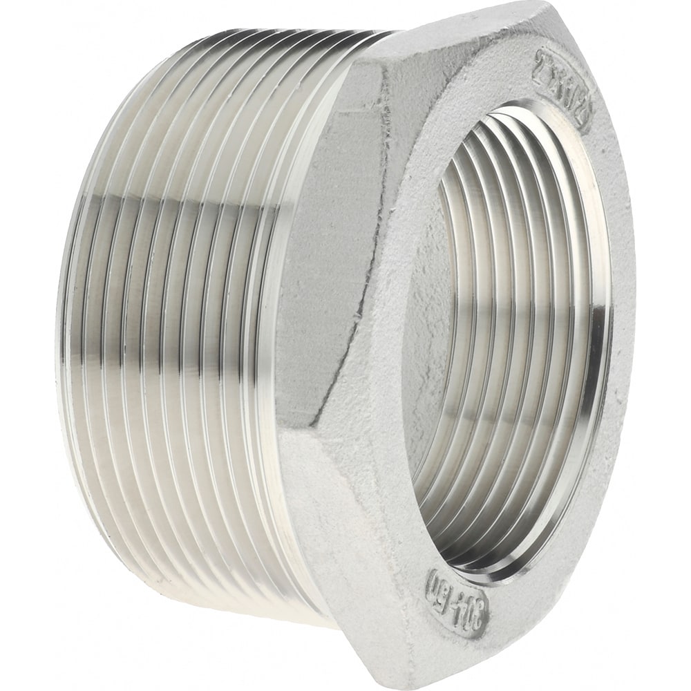 Value Collection K414-3224 Pipe Bushing: 2 x 1-1/2" Fitting, 304 Stainless Steel Image