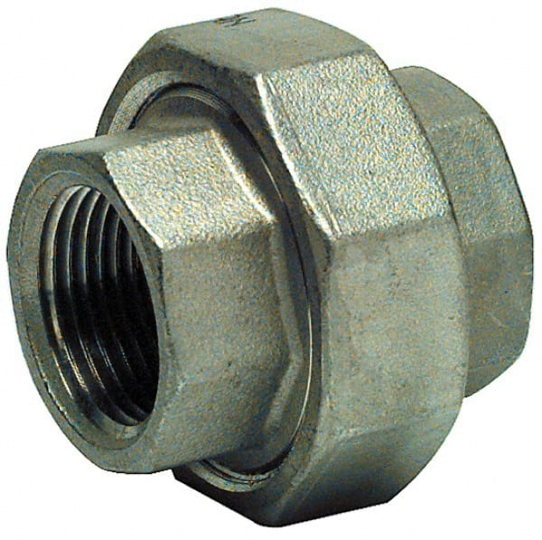 Merit Brass K487-64 Pipe Union: 4" Fitting, 304 Stainless Steel 