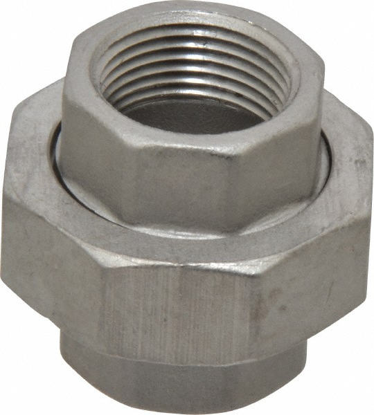 Merit Brass 3/4" 304 Stainless Steel Pipe Union 36900868 MSC
