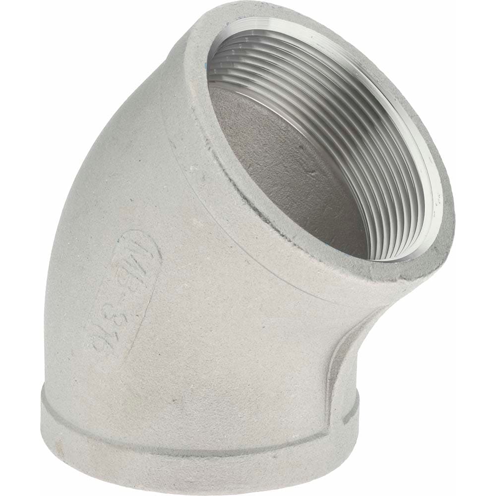 Merit Brass K602-32 Pipe 45 ° Elbow: 2" Fitting, 316 Stainless Steel Image