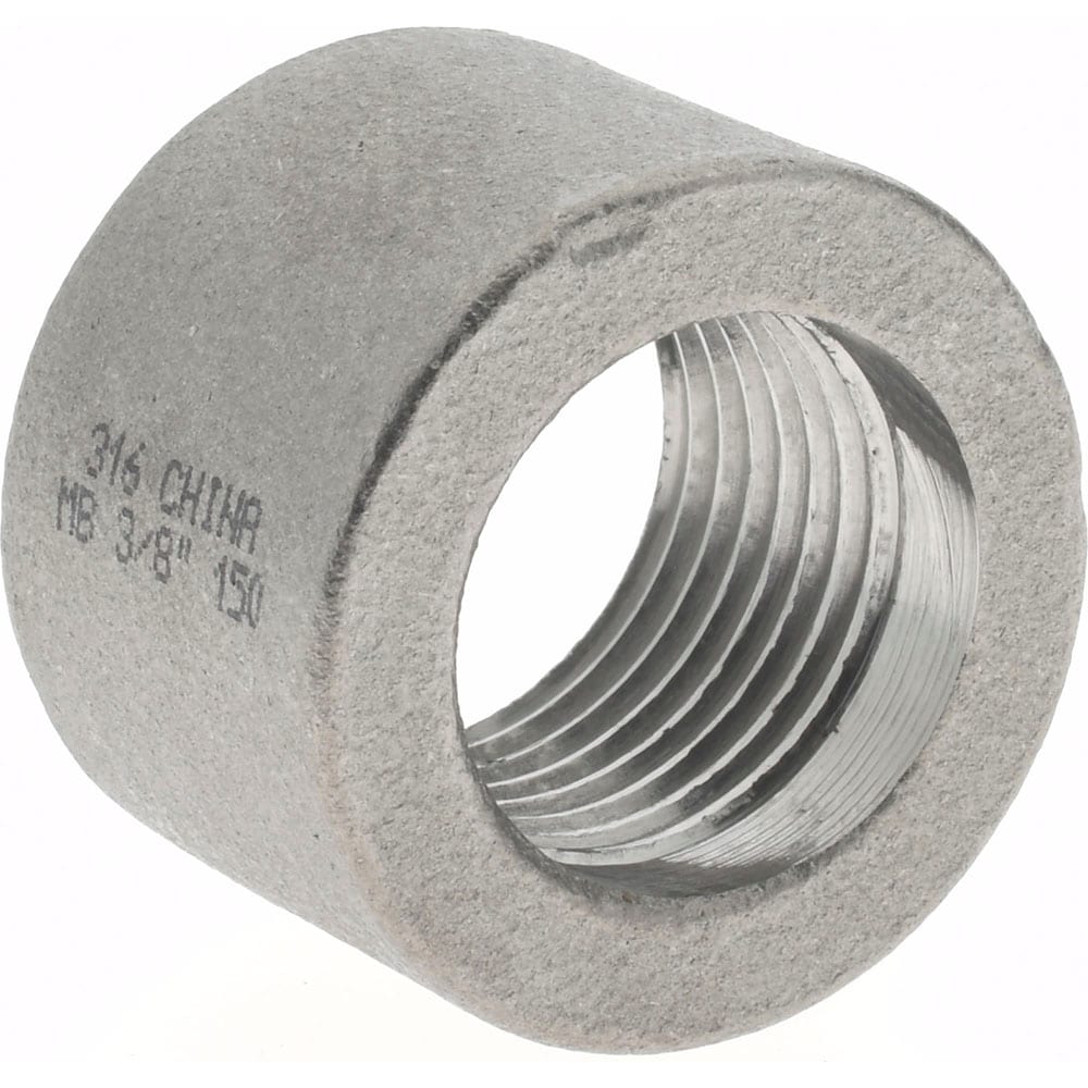 Merit Brass Pipe Half Coupling Fitting Stainless Steel