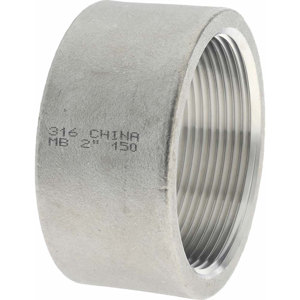 Merit Brass K611H-32 Pipe Half Coupling: 2" Fitting, 316 Stainless Steel Image