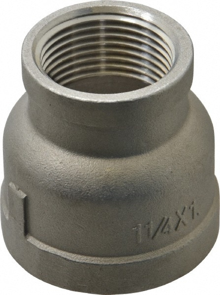 Merit Brass K612-2016 Pipe Reducer: 1-1/4 x 1" Fitting, 316 Stainless Steel Image