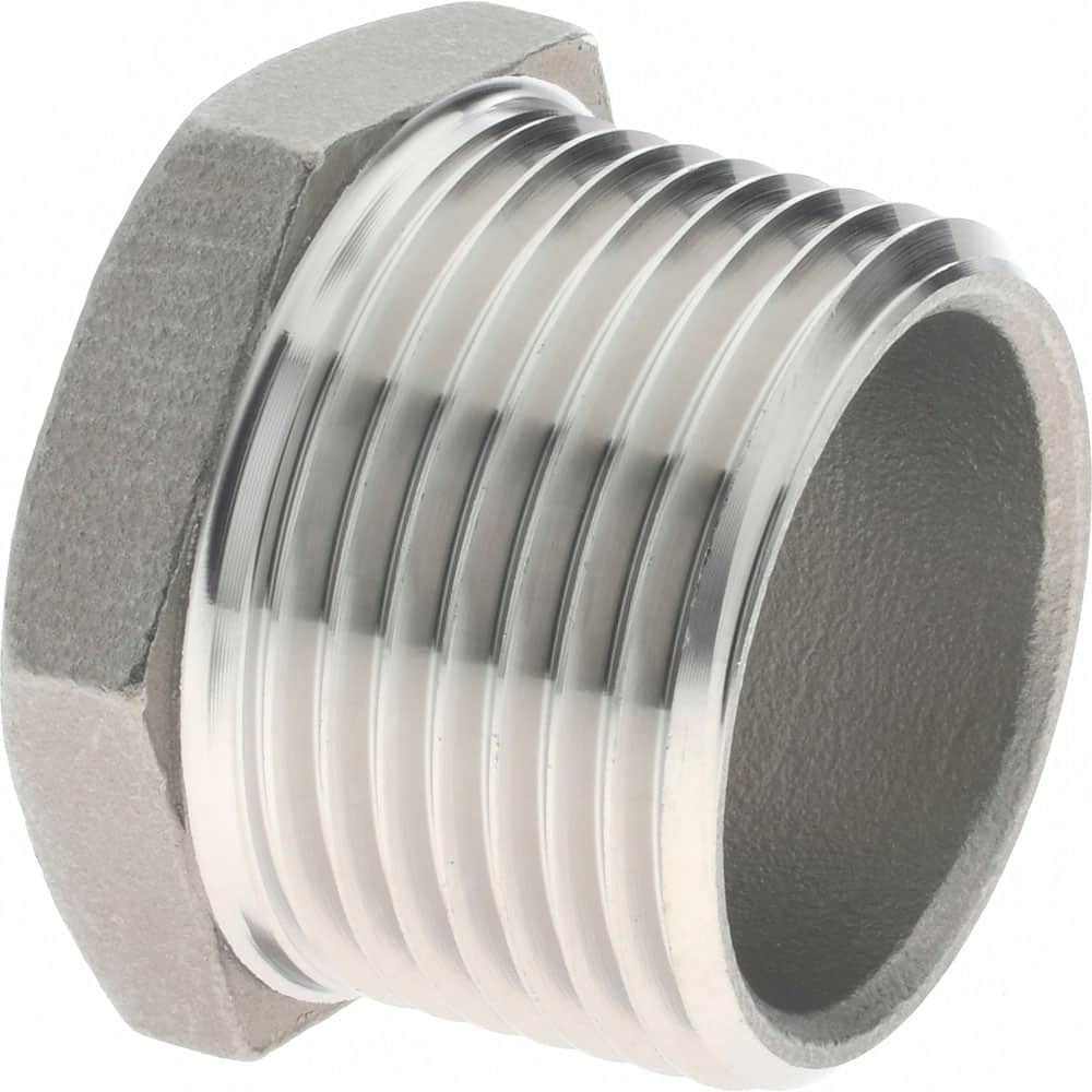 Merit 316 Forged Stainless Steel 1" x 3/4" NPT Pipe fitting Bushing Class 3000 