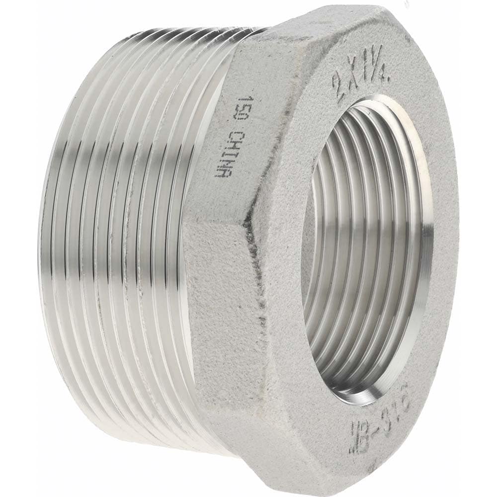 Merit Brass K614-3220 Pipe Bushing: 2 x 1-1/4" Fitting, 316 Stainless Steel Image