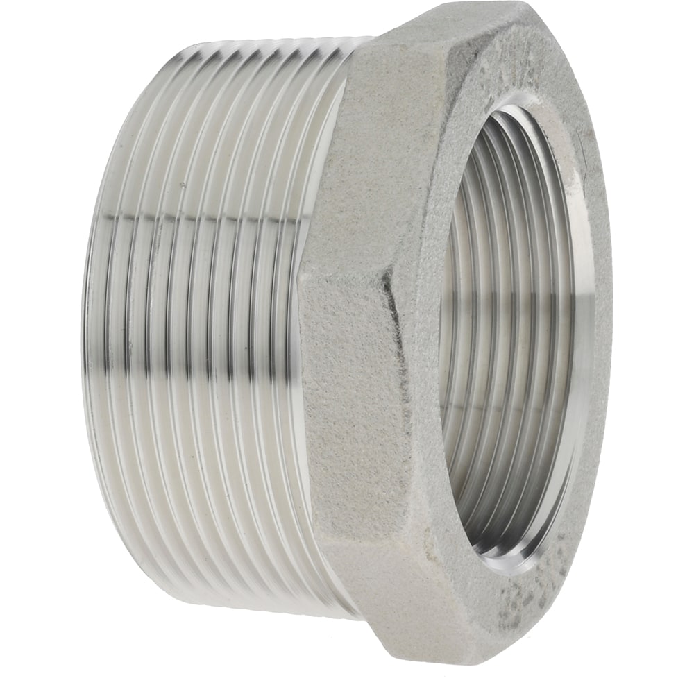 Merit Brass K614-3224 Pipe Bushing: 2 x 1-1/2" Fitting, 316 Stainless Steel Image