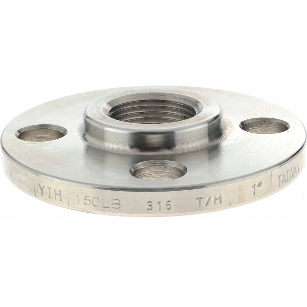 Merit Brass 635-16 1" Pipe, 4-1/4" OD, Stainless Steel, Threaded Pipe Flange Image