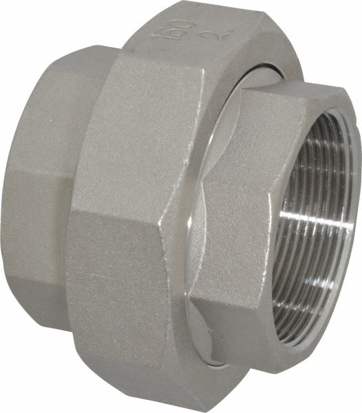 Merit Brass 2" 316 Stainless Steel Pipe Union 36902450 MSC