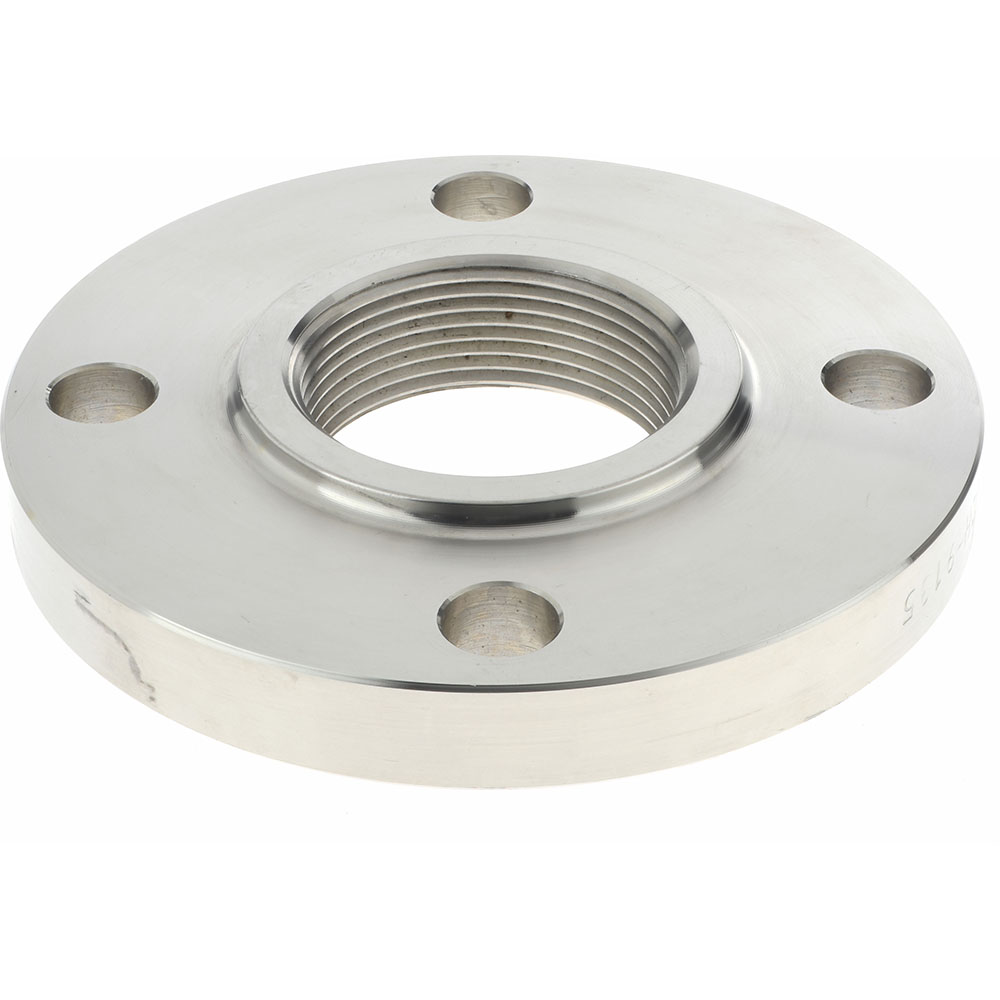 Merit Brass 21/2" Pipe, 7" OD, Stainless Steel, Threaded Pipe Flange