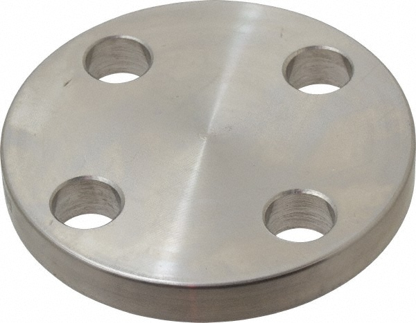 Merit Brass A635BL-12 3/4" Pipe, 3-7/8" OD, Stainless Steel, Blind Pipe Flange Image