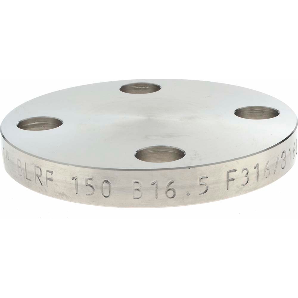 Merit Brass A635BL-16 1" Pipe, 4-1/4" OD, Stainless Steel, Blind Pipe Flange Image