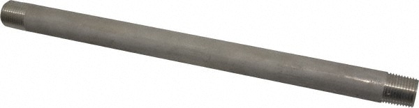 Stainless Steel Pipe Nipple: 1/2" Pipe, Grade 304 & 304L